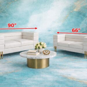 Prismatic-style Sofa and Loveseat